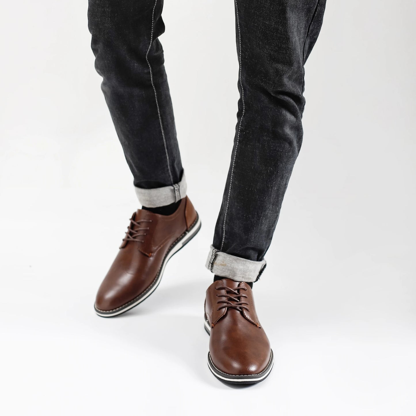 Men’s Leather Loafers – Comfortable 2024 Casual Fashion Shoes