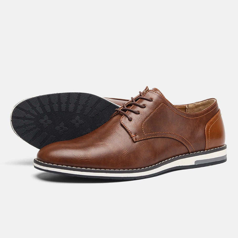 Men’s Leather Loafers – Comfortable 2024 Casual Fashion Shoes