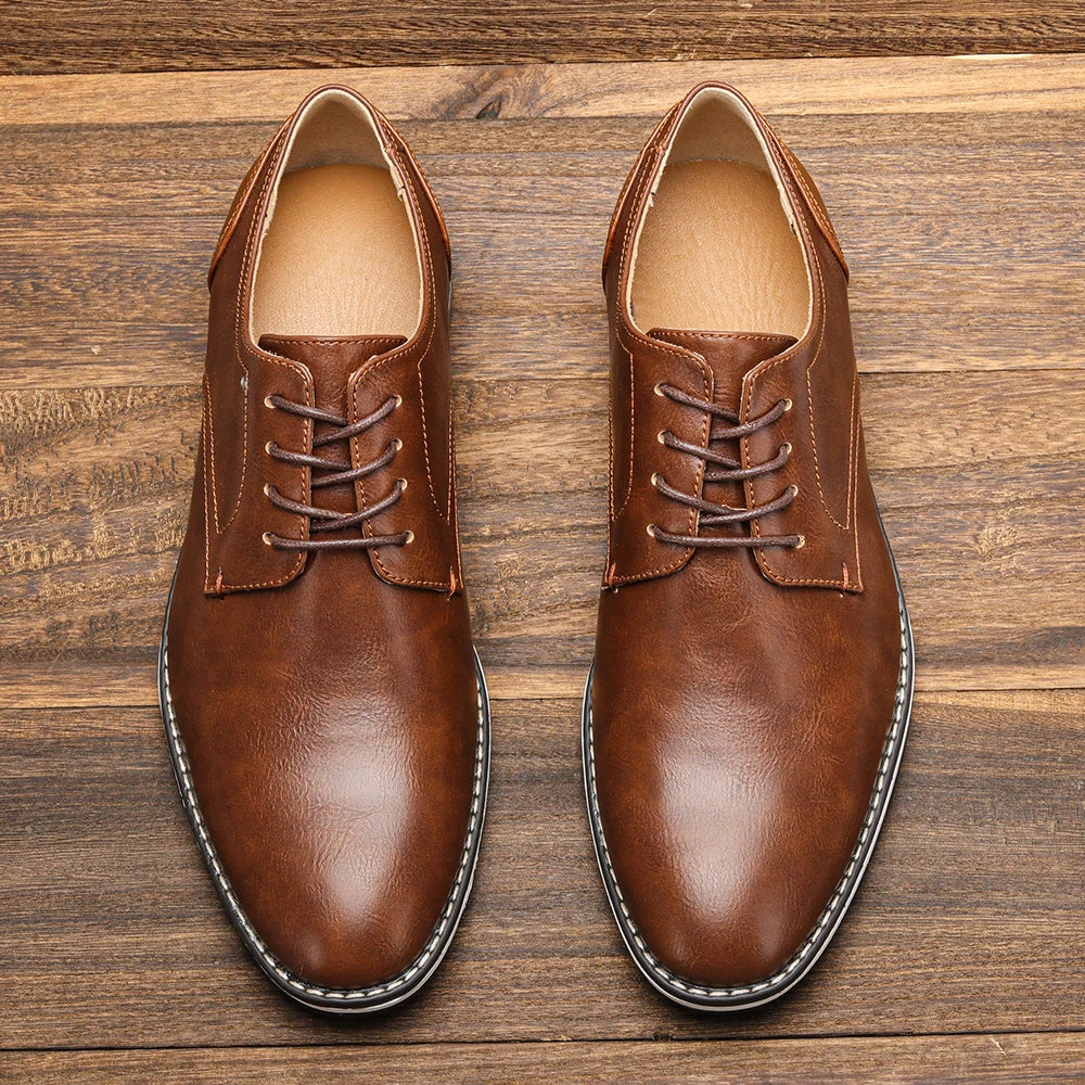 Men’s Leather Loafers – Comfortable 2024 Casual Fashion Shoes