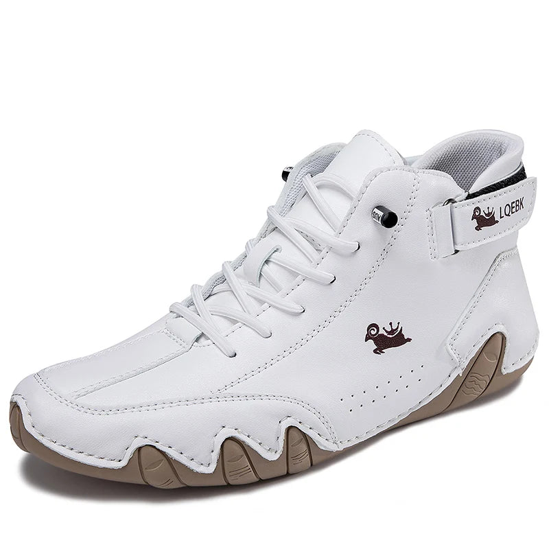 Men’s Leather Casual Shoes | Fashion Sneakers & Comfortable Loafers – Outdoor Walking Footwear 2024