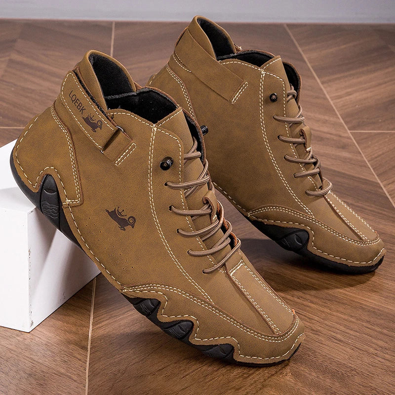 Men’s Leather Casual Shoes | Fashion Sneakers & Comfortable Loafers – Outdoor Walking Footwear 2024